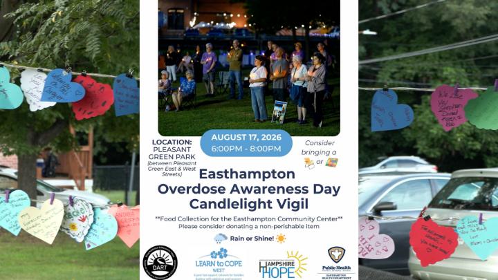 Thumbnail image for Easthampton Overdose Awareness Candle Light Vigil 2026