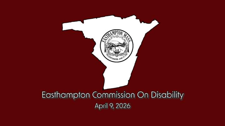 Thumbnail image for Easthampton Commission On Disability 4/9/26