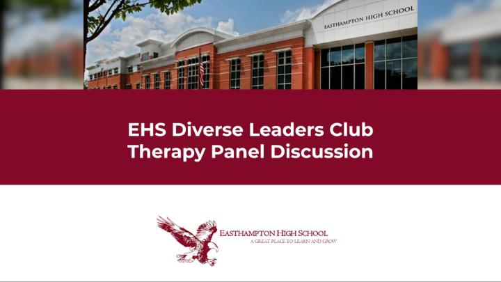 Thumbnail image for EHS Diverse leaders Club - Therapy Panel Discussion